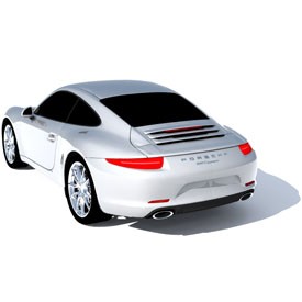 Porsche 911 Carrera 3D Object | FREE Artlantis Objects Download